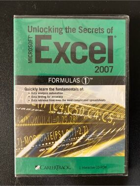 Microsoft Excel; Unlocking the Secrets of 2007; Formulas 1 (2007, CD-ROM) New